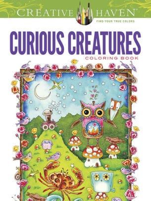 Creative Haven: Curious Creatures (Coloring Book)