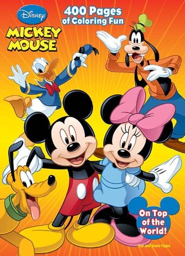 Disney's Mickey Mouse - On Top of the World! (400 Pages of Coloring Fun)