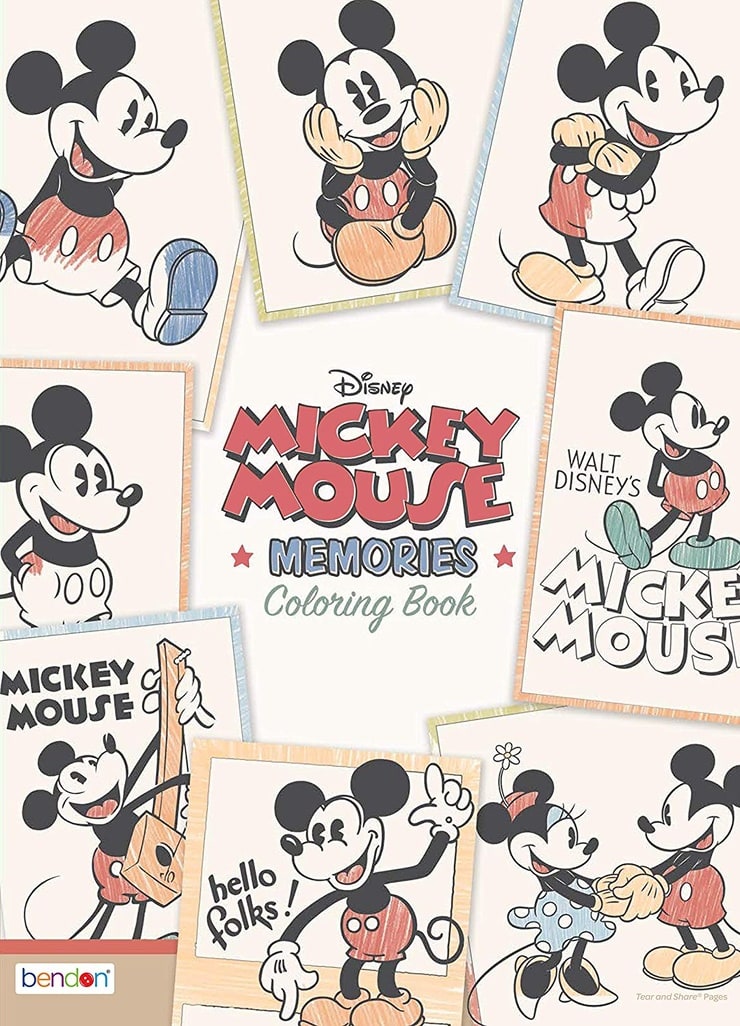 Mickey Mouse Memories: Coloring Book