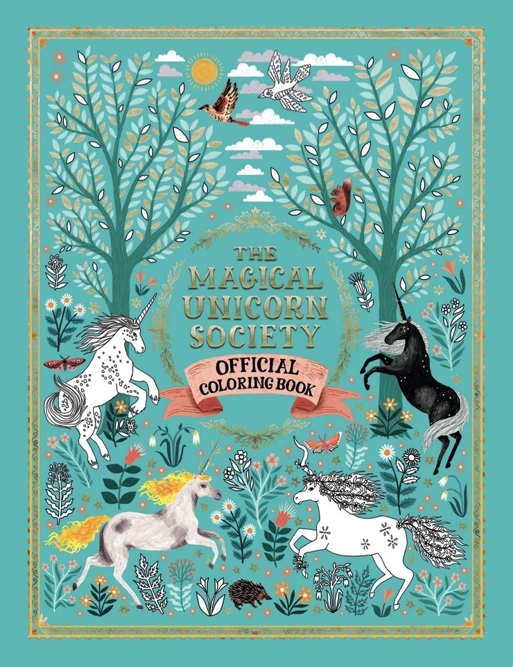 The Magical Unicorn Society: Official Coloring Book 