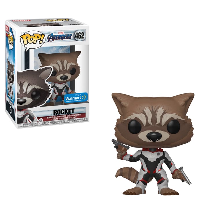 Funko Pop! Marvel's Avengers: Endgame - Rocket Raccoon (Quantum Team Suit)