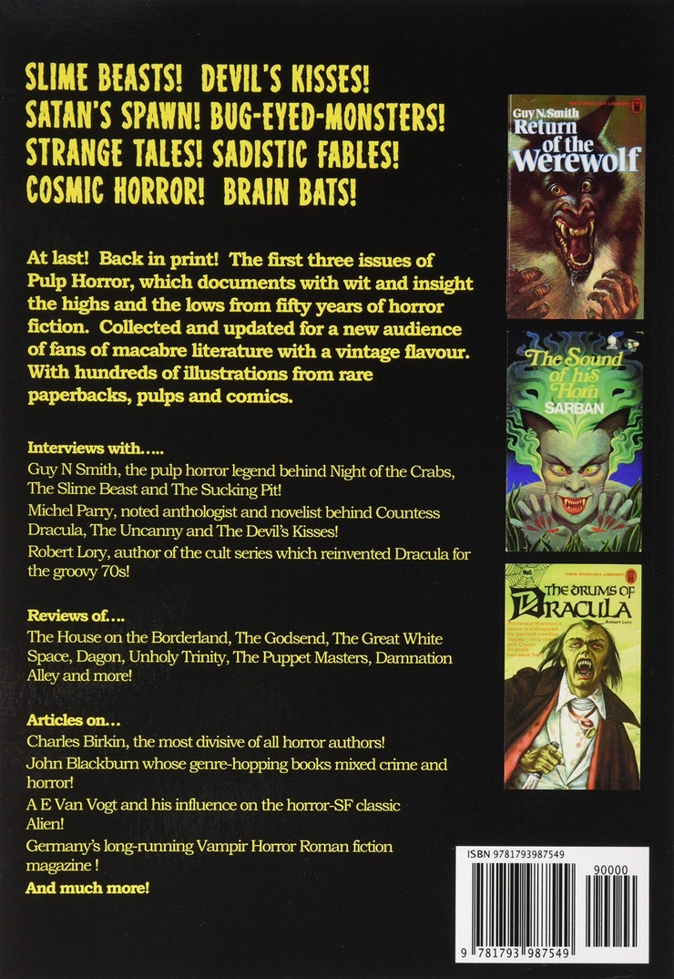 The Collected Pulp Horror: Volume One The Collected Pulp Horror: Volume One