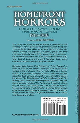 Homefront Horrors: Frights Away From the Front Lines, 1914-1918 (Dover Mystery, Detective, Ghost Stories and Other Fiction)