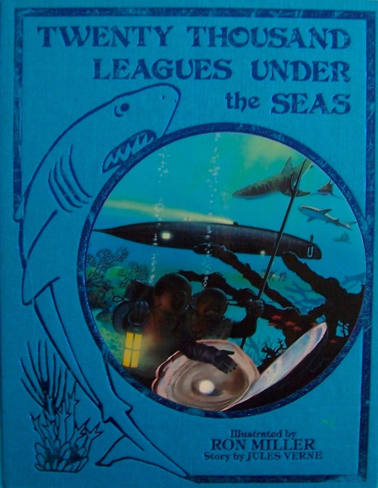 Twenty Thousand Leagues Under the Seas (English and French Edition)