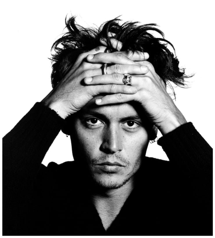 Johnny Depp by David Bailey 1995