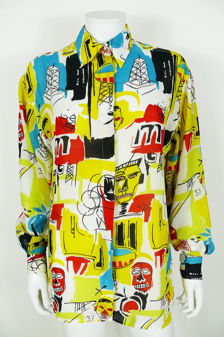 Versace Basquiat Print Shirt