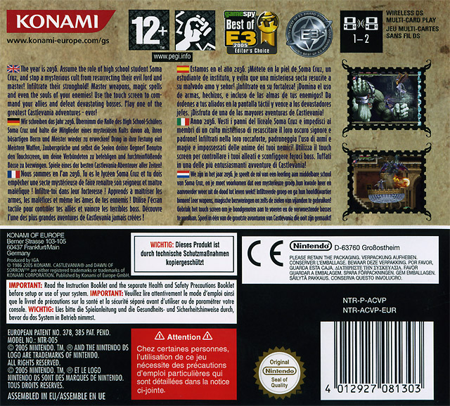 Castlevania: Dawn of Sorrow