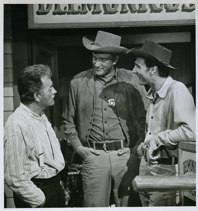 Milburn Stone, James Arness, Dennis Weaver