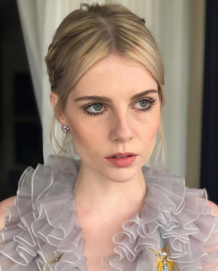 Lucy Boynton eyelashes