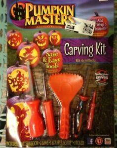 PUMPKIN MASTERS CARVING KIT - pattern book and tools
