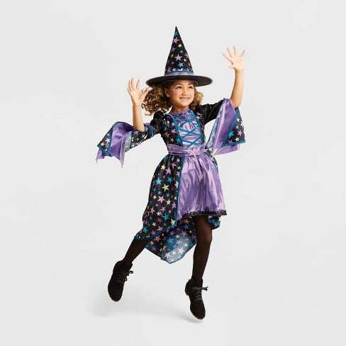 Girls' Star Dust Witch Halloween Costume - Hyde & EEK! Boutique™
