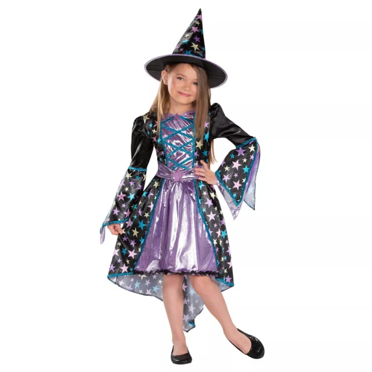 Girls' Star Dust Witch Halloween Costume - Hyde & EEK! Boutique™