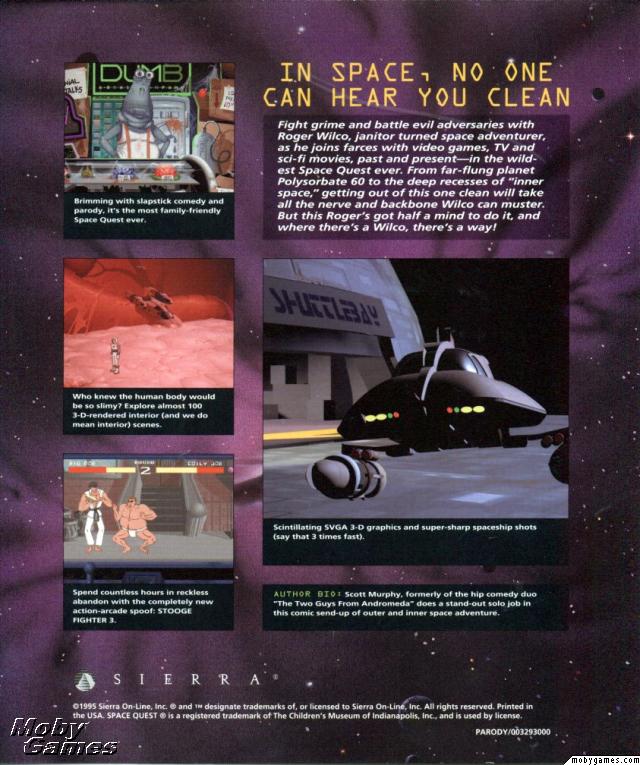 Space Quest 6: Roger Wilco in the Spinal Frontier