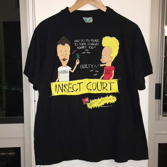 BEAVIS & BUTTHEAD Insect Court Tee Sz XL