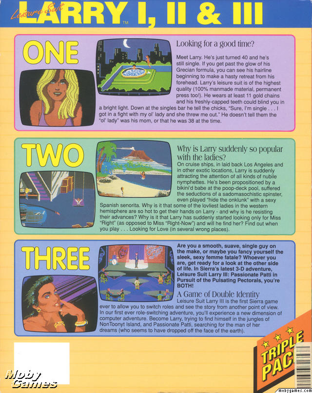 Leisure Suit Larry: Triple Pack