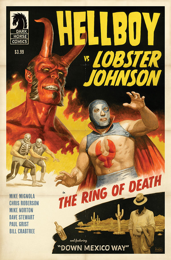 Hellboy vs. Lobster Johnson In: The Ring of Death