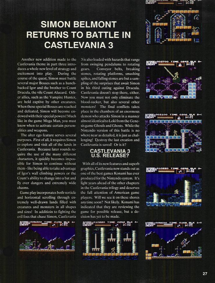 Castlevania III: Dracula's Curse