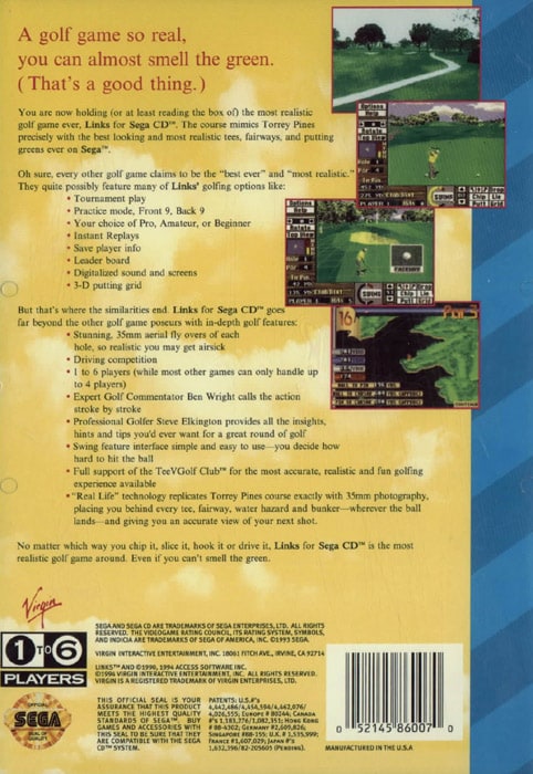 Links: The Challenge Of Golf (Sega CD)