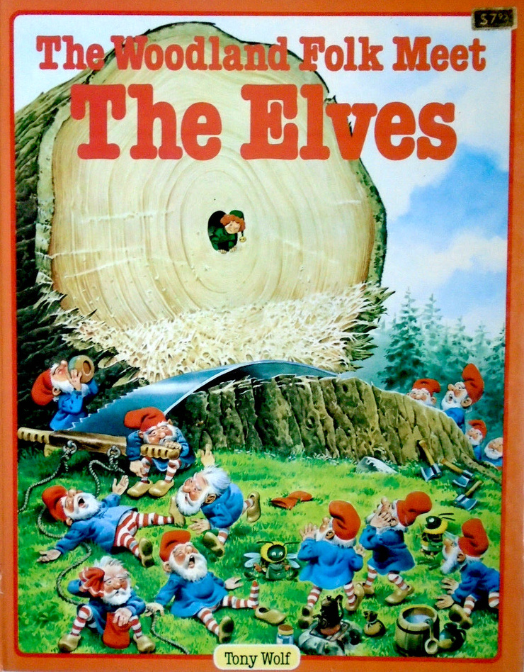 The woodland folk meet the elves