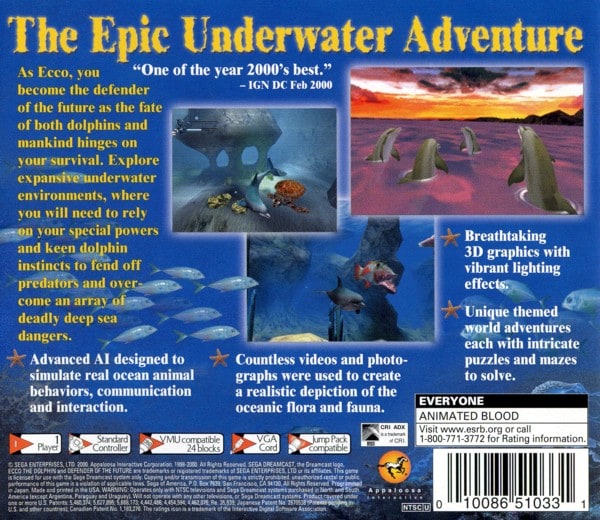 Ecco The Dolphin: Defender of the Future