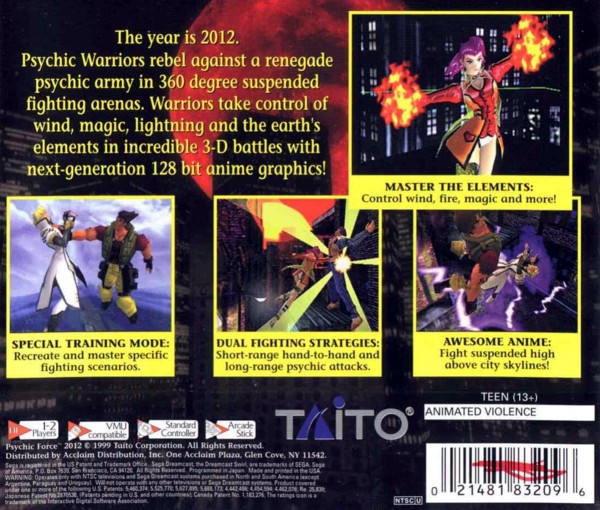 Psychic Force 2012