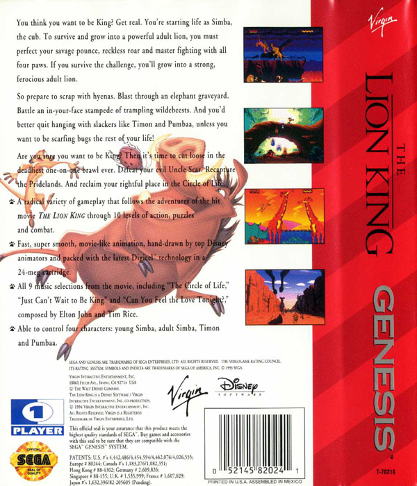 The Lion King The Lion King