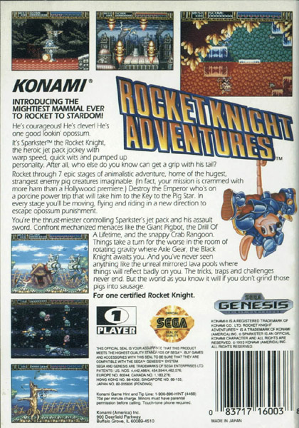 Rocket Knight Adventures