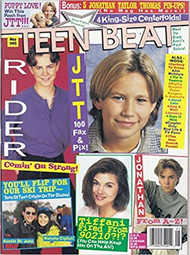 Teen Beat Magazine (May 1995 - Jonathan Taylor Thomas, Rider, Tiffani-Amber Thiessen)