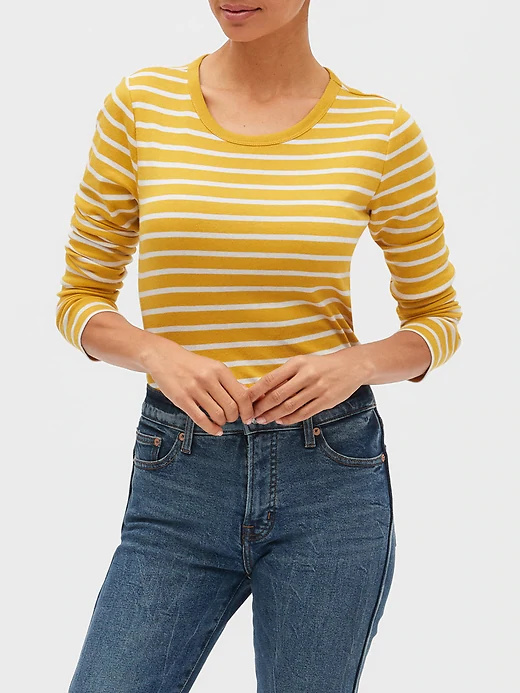 Favorite Stripe Long Sleeve T-Shirt | Gap Factory