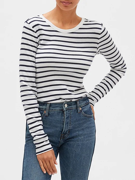 Favorite Stripe Long Sleeve T-Shirt | Gap Factory