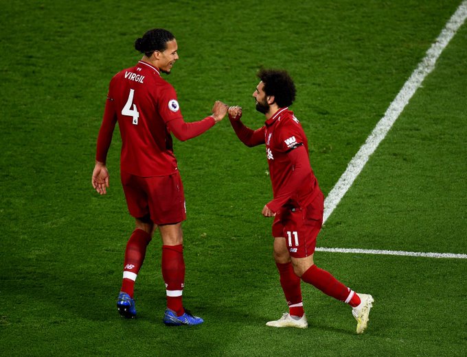 Virgil van Dijk and Mohamed Salah