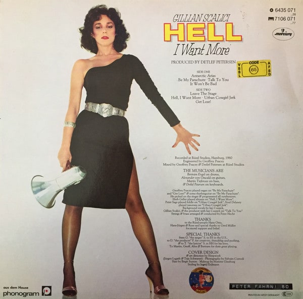 Gillian Scalici - Hell, I Want More (1980)
