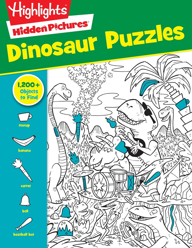 Highlights Hidden Pictures: Dinosaur Puzzles