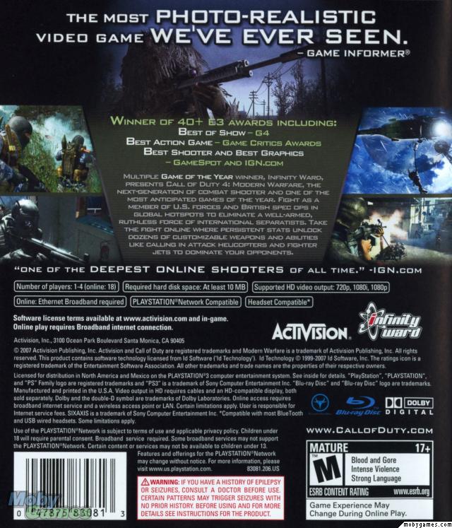 Call of Duty 4: Modern Warfare