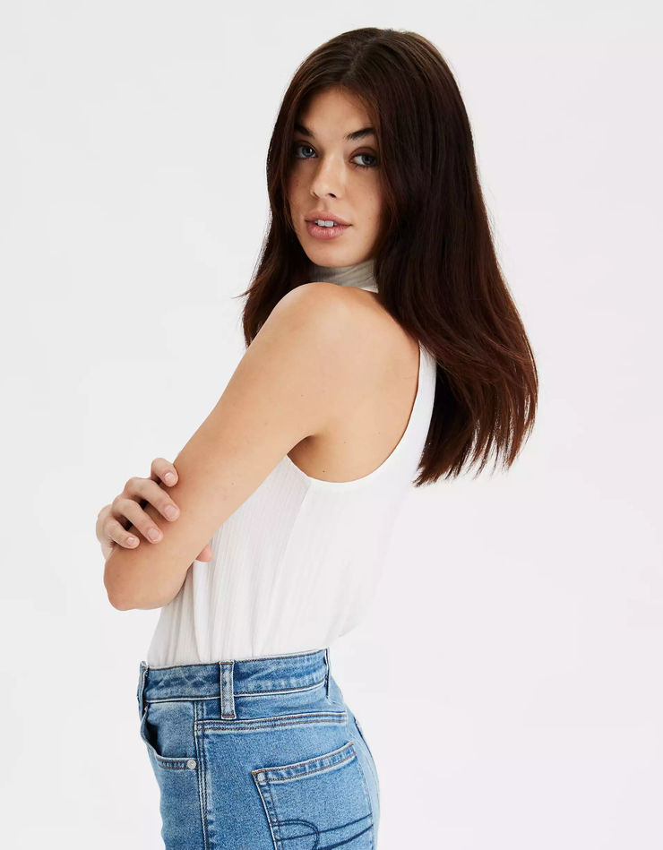 AE Mock Neck Tank Top