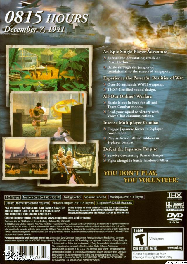 Medal of Honor: Rising Sun