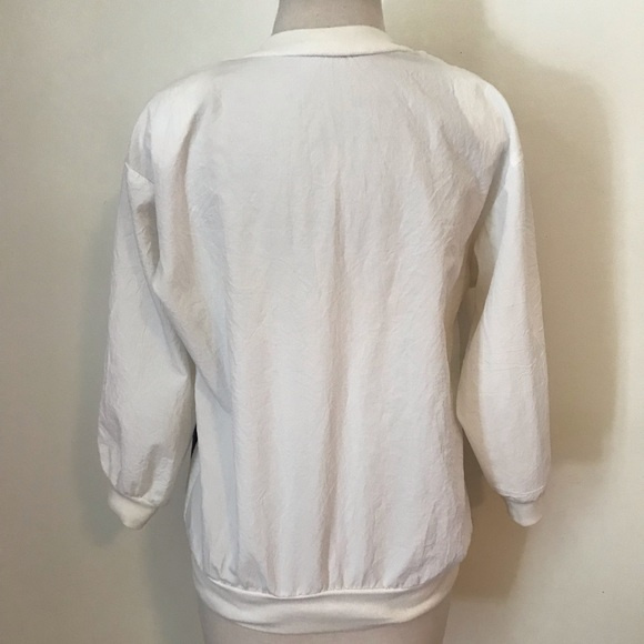 Vintage doodle Memphis Stranger things 1980s top
