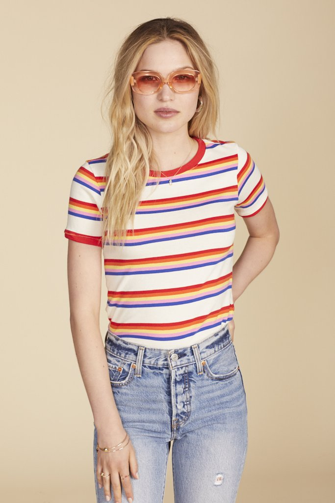 Honey Punch | Striped Ringer Tee | Nordstrom Rack