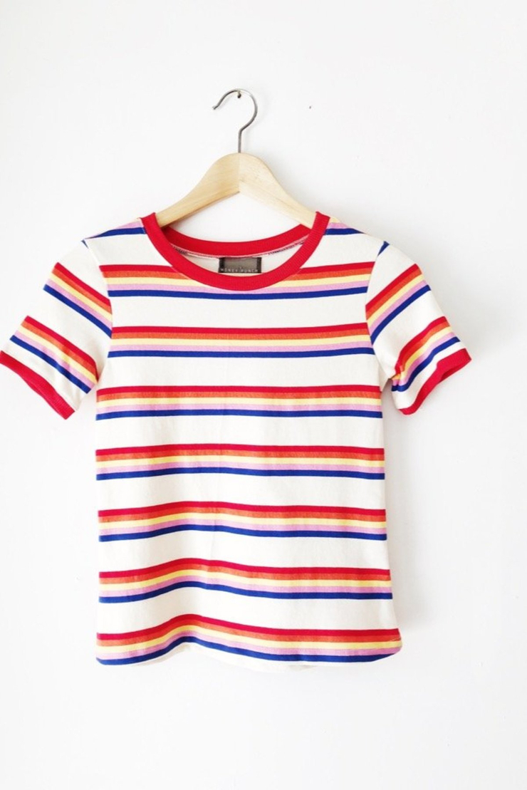 Honey Punch | Striped Ringer Tee | Nordstrom Rack