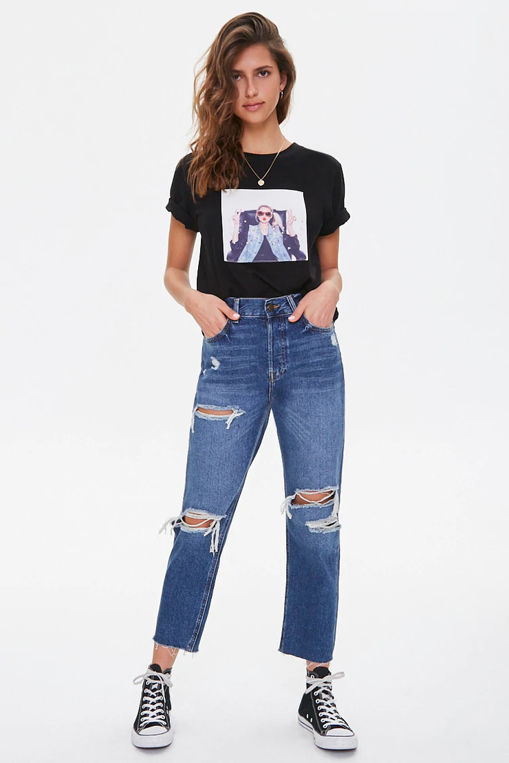 Pop Out Graphic Tee | Forever 21