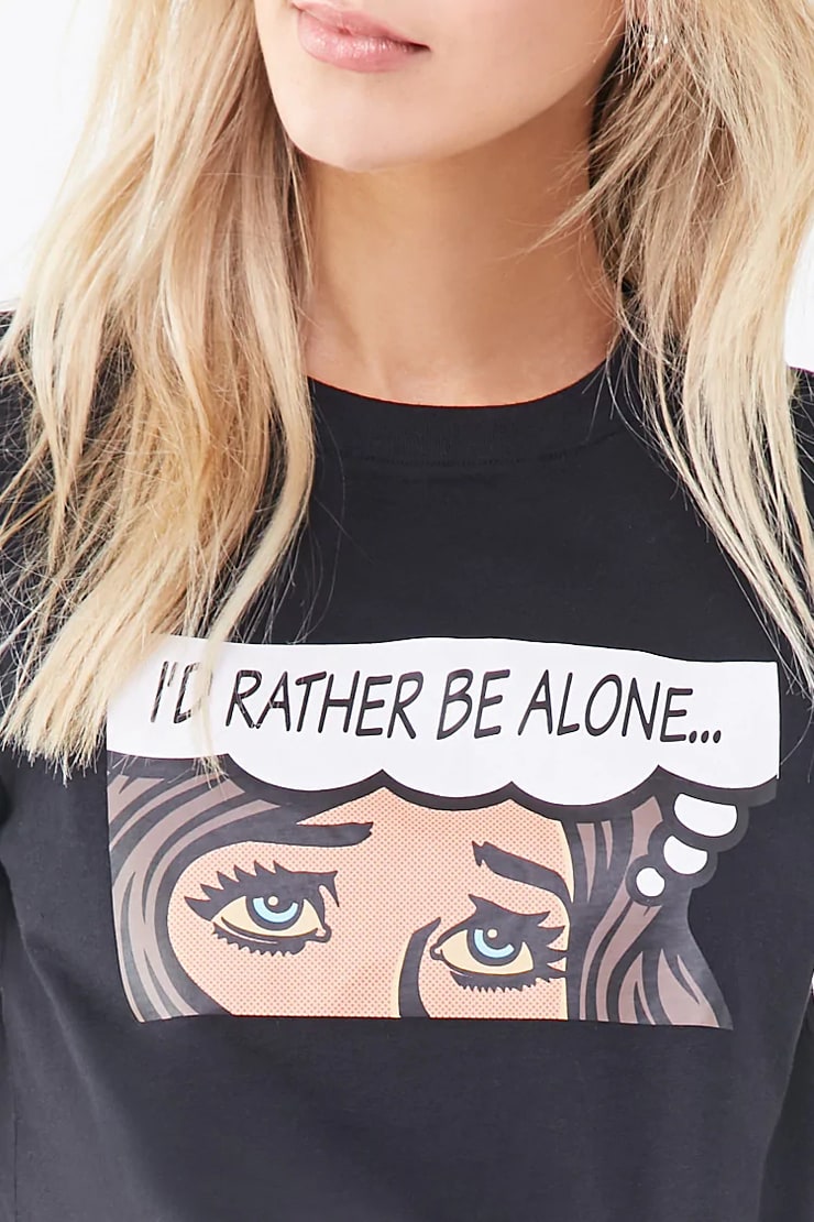Be Alone Graphic Tee | Forever 21