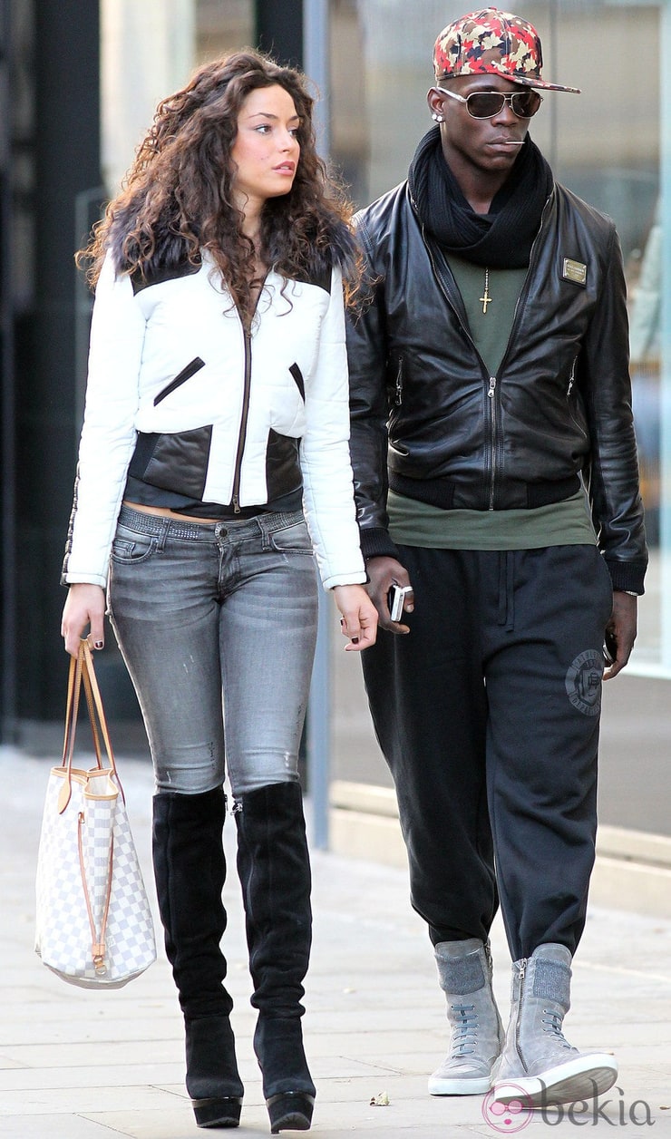 Raffaella Fico and Mario Balotelli