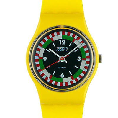 Swatch Yellow Racer GJ400