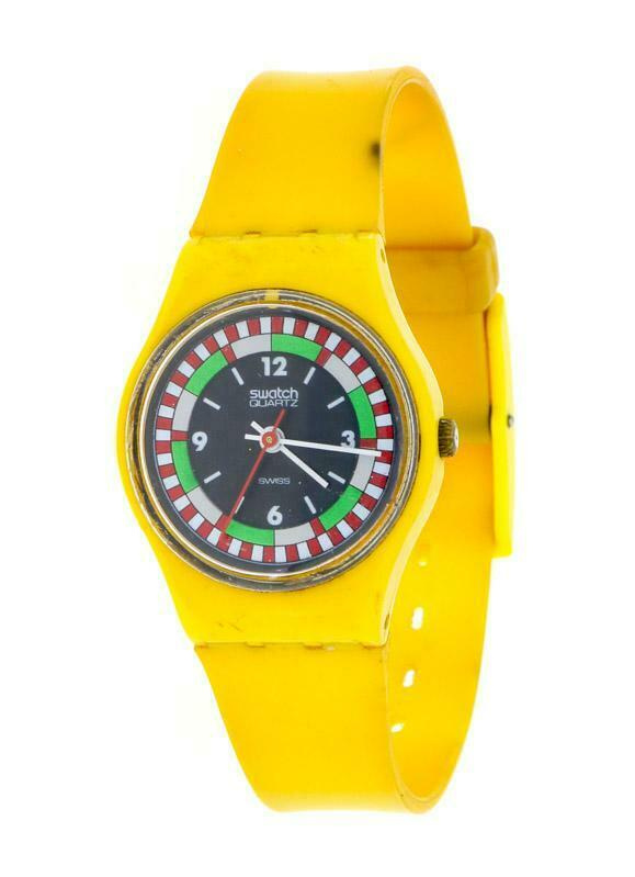 Swatch Yellow Racer GJ400