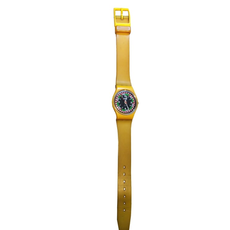 Swatch Yellow Racer GJ400