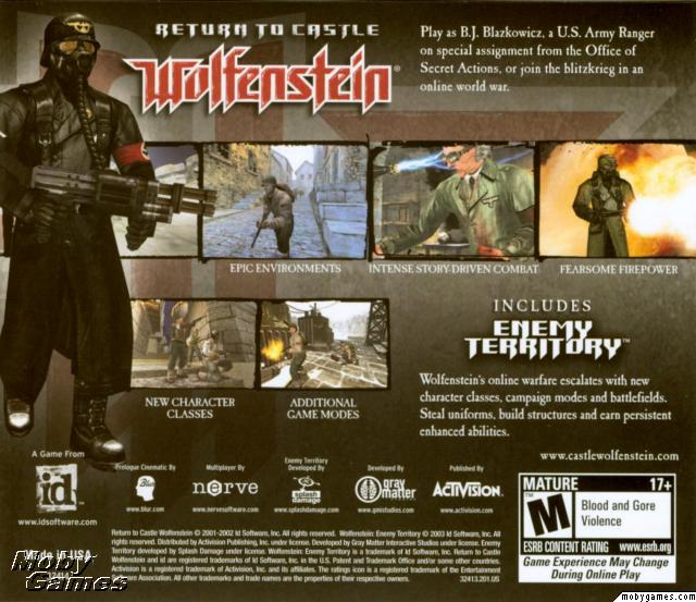 Return to Castle Wolfenstein The Platinum Edition