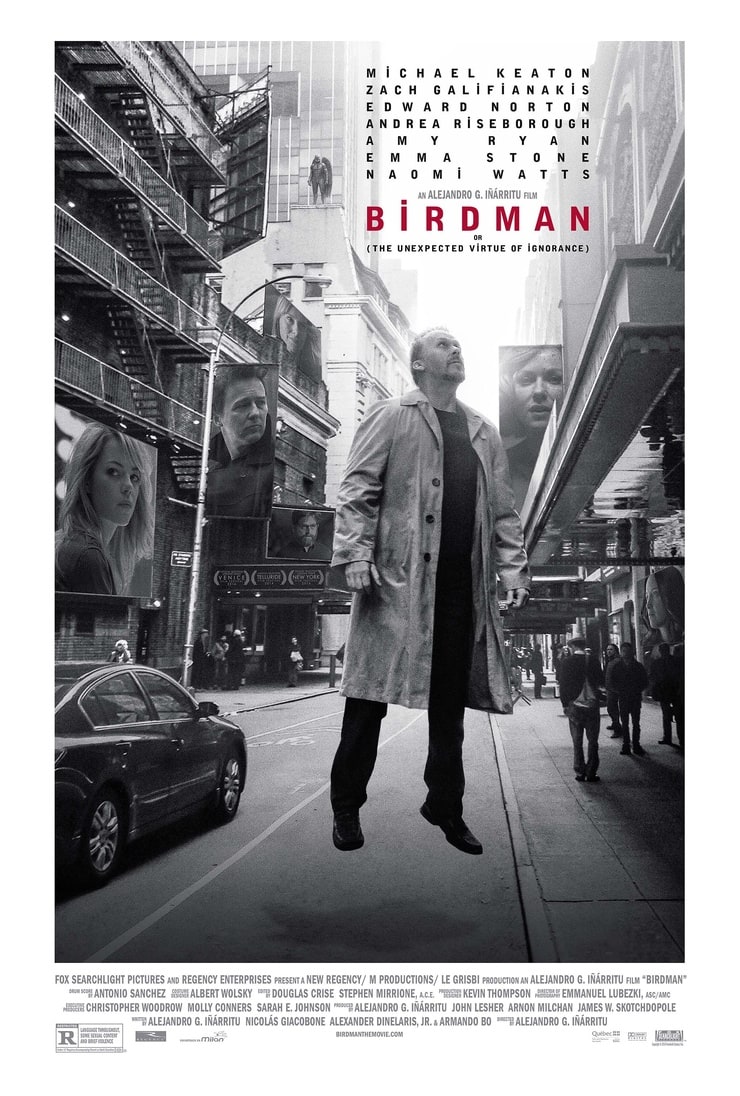 Birdman or (The Unexpected Virtue of Ignorance) (2014)