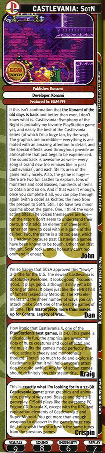 Castlevania: Symphony of the Night