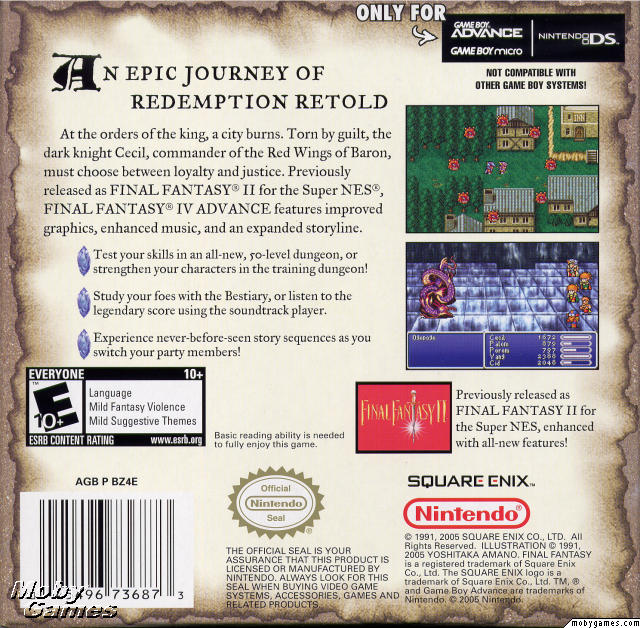 Final Fantasy IV Advance