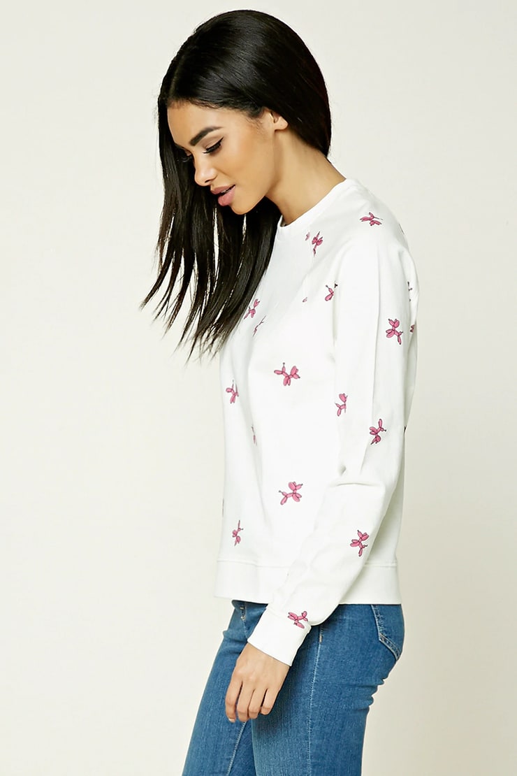 Balloon Dog Graphic Sweatshirt From Forever 21